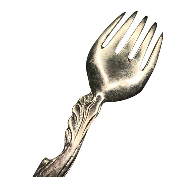 Fish Nautical Serving Fork Serving Silver Metal 10" x 1" Summer Spring Decor - Picture 6 of 10